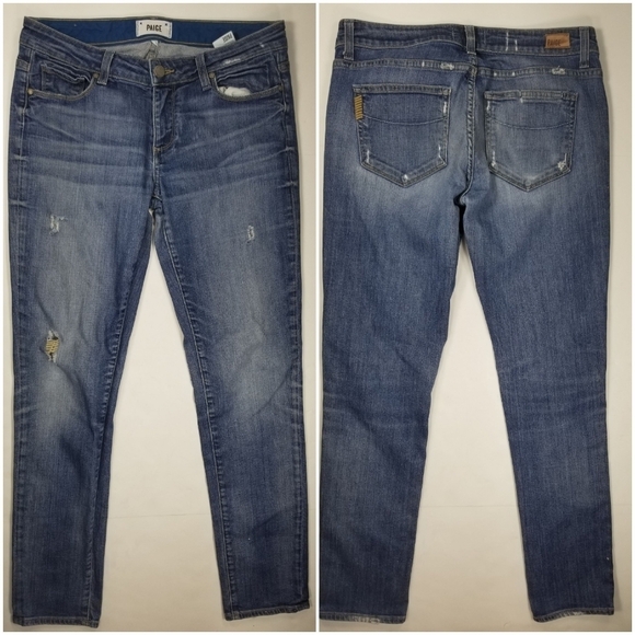 Paige Distressed Jimmy Jimmy Skinny Jean's 27 - Picture 1 of 12